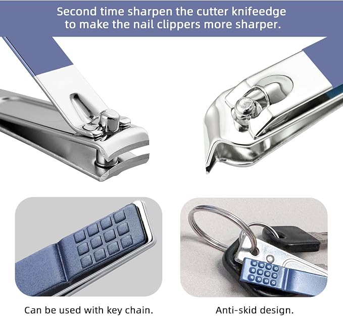 Manicure Set 8 in 1 Nail Clipper Set, Fingernail & Toenail Clippers, Manicure - Image 4