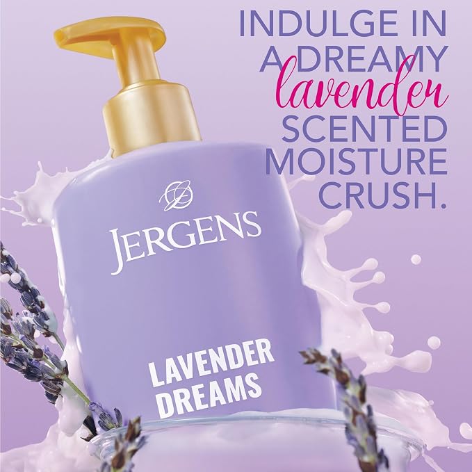Jergens Shea Fusion Lavender Dreams Body Lotion, Scented Lotion, Moisturizer - Image 2