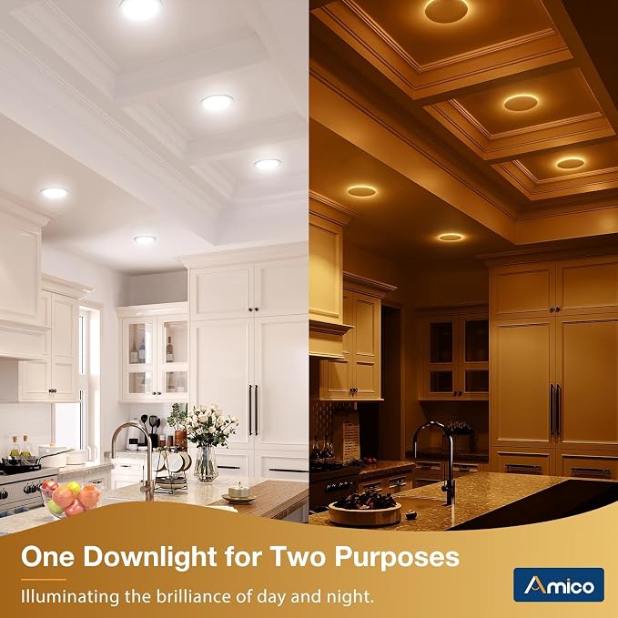 Amico 6 Pack 6 Inch 5CCT LED Recessed Ceiling Light - Image 2