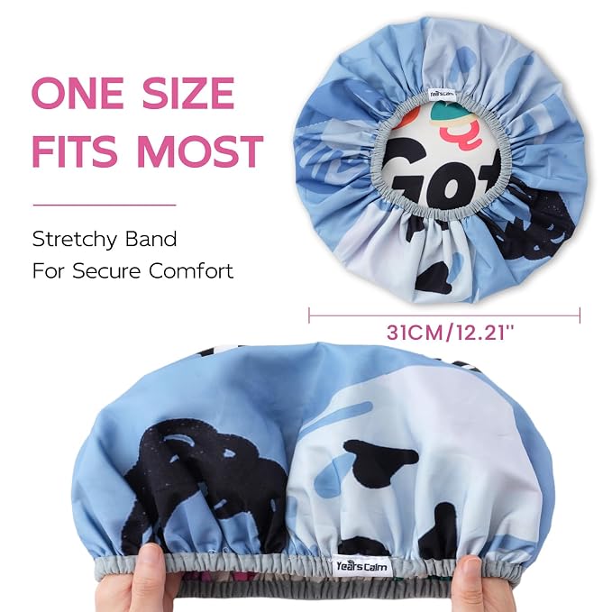 Years Calm Waterproof Shower Cap - Image 3