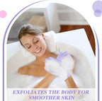Ramede 30 Pair Exfoliating Glove Double Sided Exfoliating Bath Gloves Pack - Image 6
