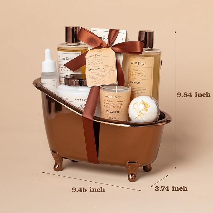 Fathers Day Gifts for Men Dad Birthday Gifts Spa Kit Cedar & Bergamot Scents - Image 7