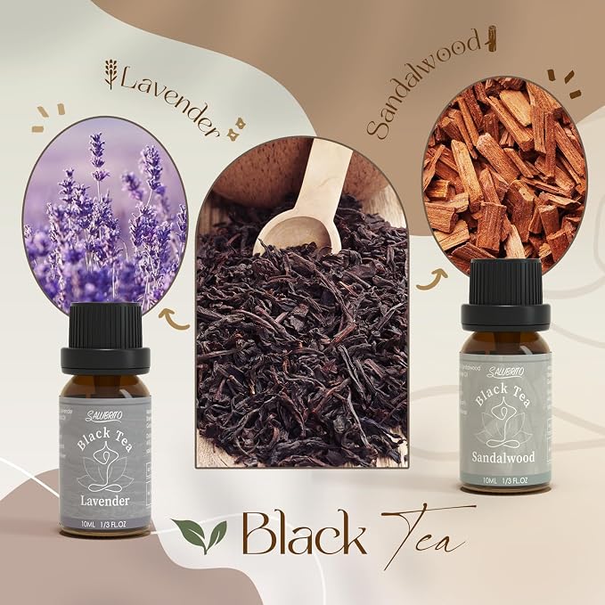 SALUBRITO Zen Fragrance Oil Set, Tea Essential Oil - Image 3
