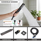 Midanya Shower System with Tub Spout, Bathtub Shower Faucet Set with Square - Image 7