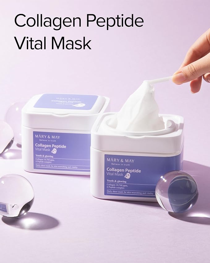 Mary&May Collagen Peptide Vital Mask – Pull-Out Case - Image 2