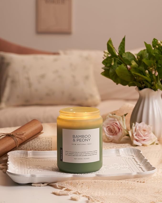 M&SENSE Bamboo Peony Spring Large Candles - Image 7