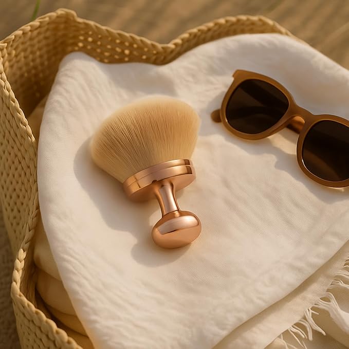 Kabuki Self Tanner Brush – Round Dome Blending Brush - Image 7