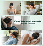Sleep Mask with Headphones Bluetooth 5.4, LC-dolida Wireless Music Eye Mask - Image 8