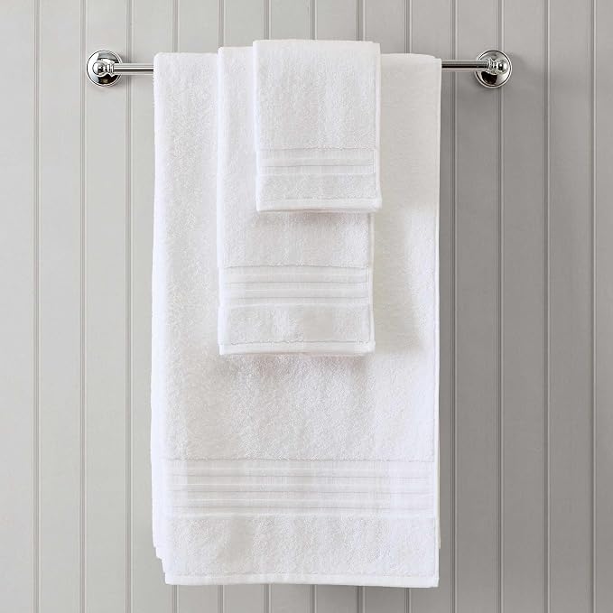 Martha Stewart - Bath Towels, Soft & Absorbent 100% Cotton Towels, Plush 700 GSM - Image 5