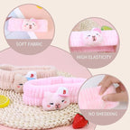 Spa Headband for Washing Face, 2 Pack Cute Halloween Hair Band for Shower Yoga - Image 5