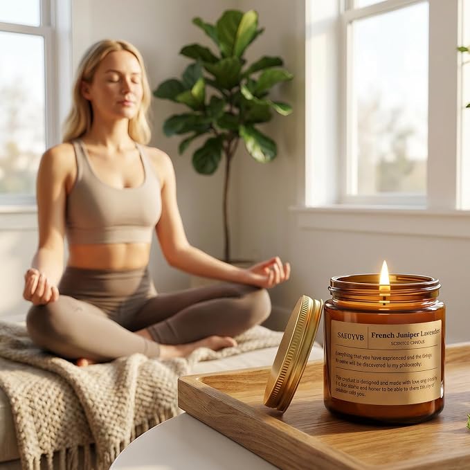 24 Pack Scented Candles for Home, 3.5oz Crystal Soy Candles-Long Burning Time - Image 6