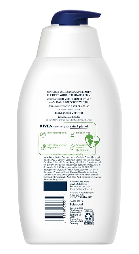 Nivea Men Sensitive Body Wash for Sensitive Skin - Image 8