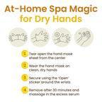 BLOOMORA Repairing Hand Mask for Dry Cracked Hands, Hand Masks - Image 5