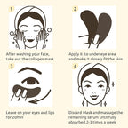 Permotary Under Eye Patches, Collagen Crystal Eye Mask - Image 5