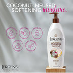 Jergens Hydrating Coconut Body Lotion, Hand and Body Moisturizer, Infused - Image 4