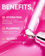 SKINTIFIC Peptide Brightening Lip Serum, Hydrating & Plumping Tinted Lip Gloss - Image 6