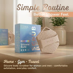 SILKLE Silicone Body Scrubber – Gentle Exfoliating Shower Scrubber - Image 7