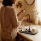 Bathroom Vanity Tray for Countertop, Bathroom Organizer for Soap, Perfume & - Image 6