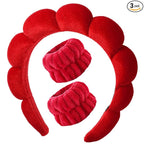 Luckybear Spa Headband for Washing Face, Velvet Makeup Headband by Luckybear