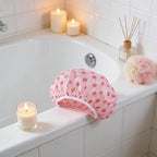 3PCS Elastic Reusable Waterproof Shower Caps - Image 3