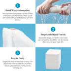 Premium Disposable Towel, Quick Dry Disposable Hair Towels Spa Salon Towel - Image 3