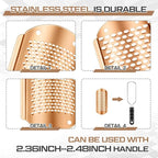 Moxweyeni 8 Pack Rose Gold Foot File Callus Remover Replacement Blades Metal - Image 3