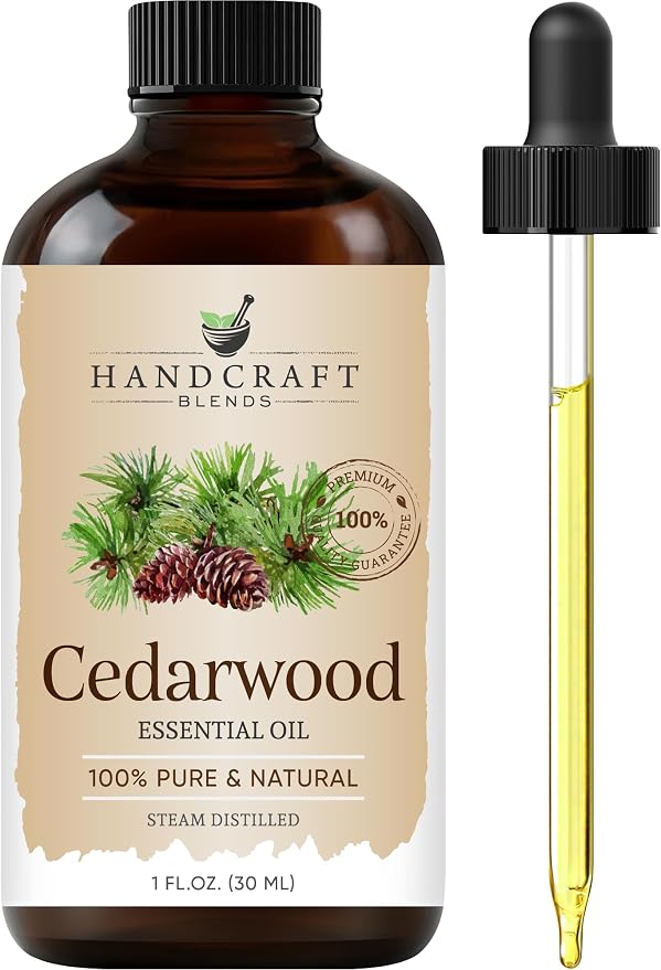 Handcraft Blends Cedarwood Essential Oil – 1 Fl Oz – 100% Pure and Natural – by HandcraftBlends