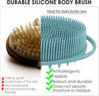 RamPula Silicone Body Scrubber, Silicone Loofah, Quick-Dry Exfoliating Body - Image 2
