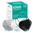 LEMENT 50PCS KN95 Face Mask 5 Layer Breathable by Lement