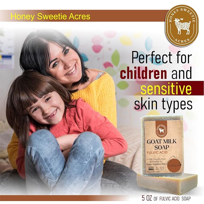 Honey Sweetie Acres Fulvic Acid Goat Milk Soap - Image 5
