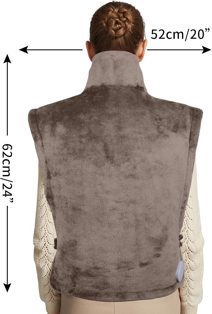 Ambershine 26"x35" XXXL King Size Neck& Shoulder& Back Heating Pad - Image 5
