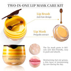 2 PCS Honey Lip Balm Pot, Honey Lip Mask, Hydrate & Moisturizing Skin Care - Image 3