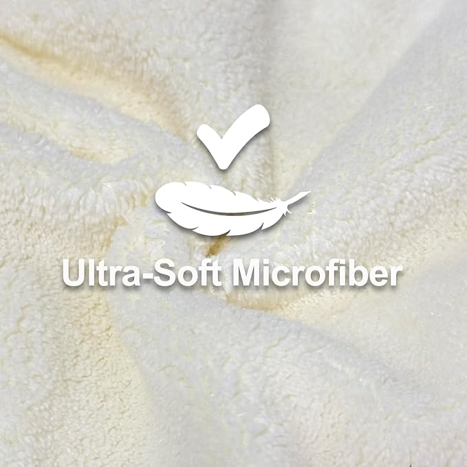 Jseng 3Packs Microfiber Hair Towel - Image 2