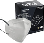 HUHETA KN95 Mask, 5 Ply Protective Dispoasable Masks Filter Efficiency≥95% by HUHETA