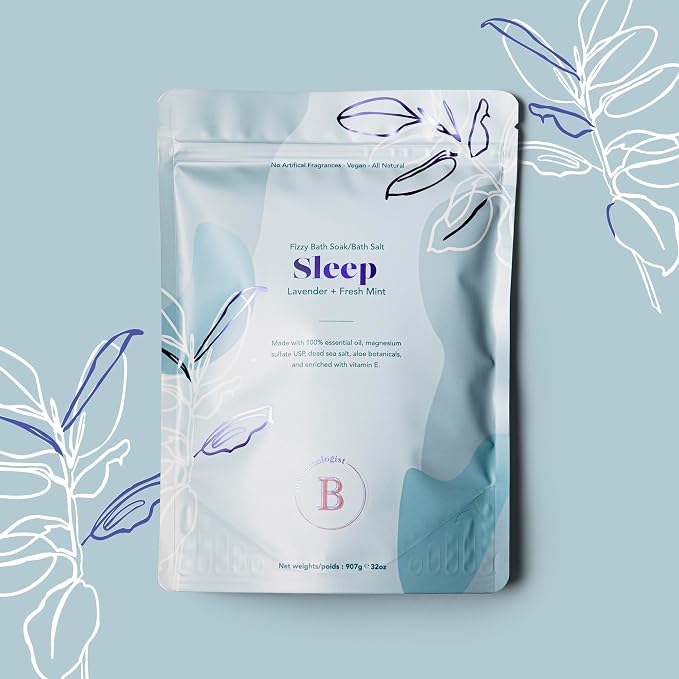 The Bathologist Sleep Fizzy, Lavender & Fresh Mint Bath Soak, Made - Image 3