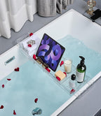 Bathtub Caddy Tray, Adjustable Bathtub Tray Table, Bath Organizer - Image 6