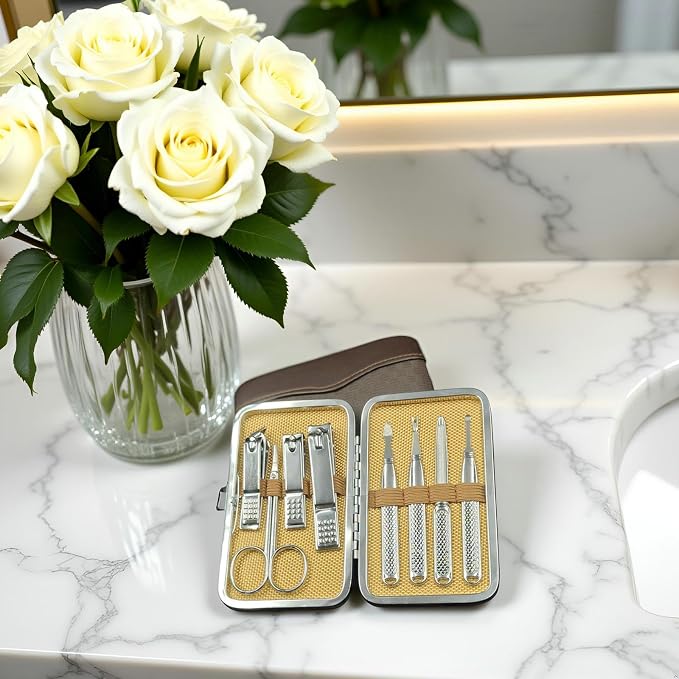 Manicure Set for Men and Women Professional Nail Clippers Kit - Image 4