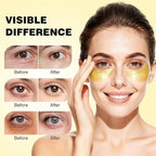 Under Eye Patches 60PCS, 24K Gold Collagen Eye Mask - Image 3