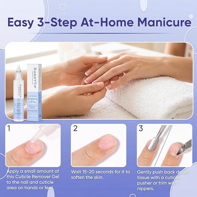 Cuticle Remover Gel, Instant 15-Second Cuticle Softener & Remover Liquid - Image 4