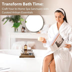 Bamboo Bathtub Tray Caddy - Image 7
