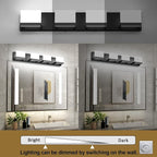 Tipace Dimmable Black LED Vanity Light - Image 4