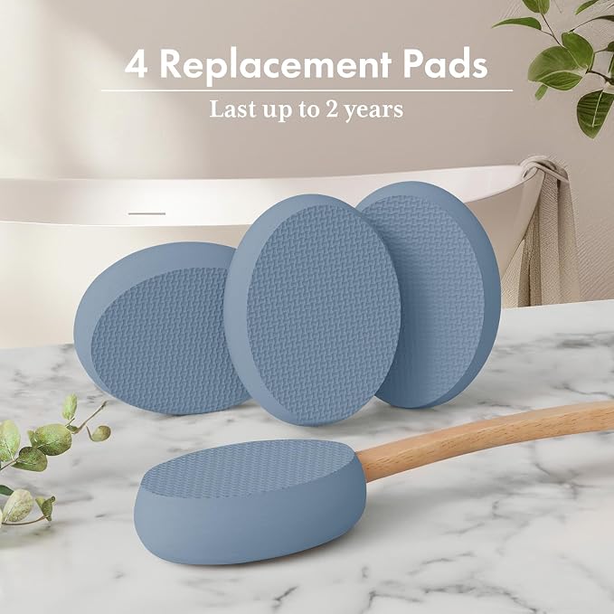 AmazerBath Lotion Applicator for Back, 4 Replacement Pads - Image 6