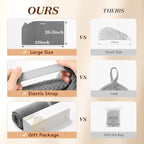YFONG Large Hair Towel Wrap for Women, Super Absorbent Microfiber Hair Towel - Image 2