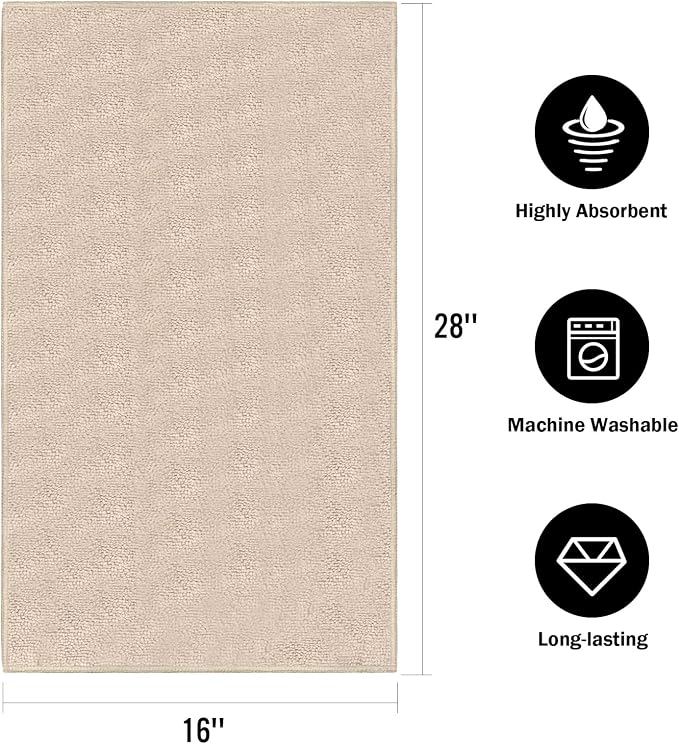 Orighty 6 Pack Brown Hand Towels - Image 3
