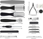 EKOCSIO Professional Pedicure Kit, 36 in 1 Stainless Steel Foot Care Kit Foot - Image 3
