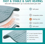 Heating Pad for Period Cramps, Heating Pad for Back/Neck/Shoulder Muscle Pain - Image 2