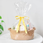 ABenkle Small Basket with Handles, Boho Decorative Rope Woven Dog Cat Toy - Image 7