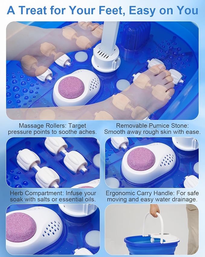 Misiki Collapsible Foot Spa Bath - Image 4