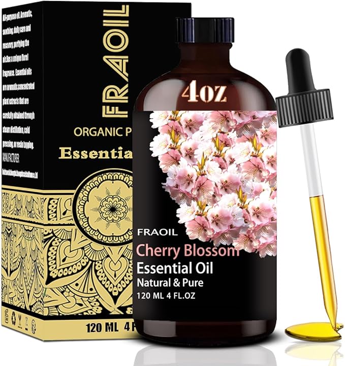 Cherry Blossom Essential Oil, Cherry Blossom Oil 4 Fl Oz 120ML by FRAOILESSENTIALOIL