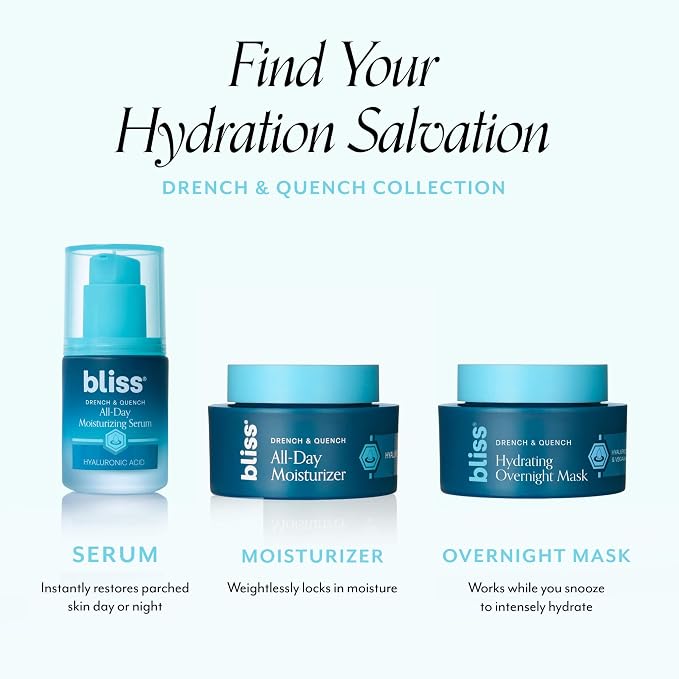 Bliss Drench & Quench Hydrating Overnight Collagen Mask - Image 6